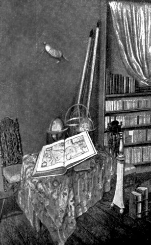 Кабинет ученого. С картины худ. Яна ван дер Гейдена. Конец XVII - начало XVIII в.