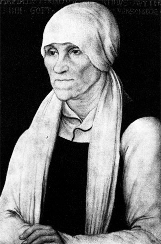 Мать Лютера, Портрет работы Лукаса Кранаха Старшего. 1527 г
