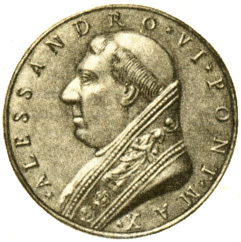 Александр VI. Медаль