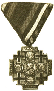 Орден Иерусалимского креста с изображением Льва XIII