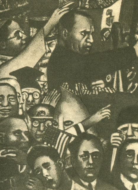 Муссолини. Фреска Диего Риверы (1933 г.)