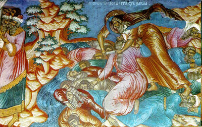 Избиение Илией языческих жрецов. Источник cirota.ru