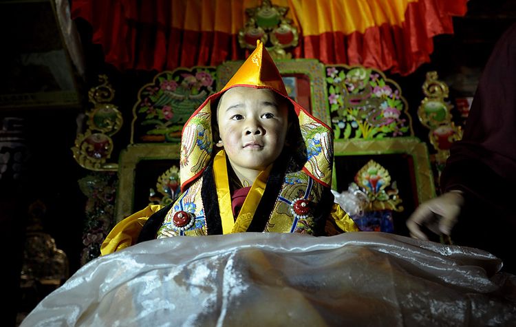 Пятилетний уроженец тибетского района Шаньнань Лозан-додзе. Фото с сайта odsgomel.org