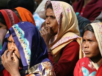 Женщины из касты неприкасаемых. Фото ©AFP