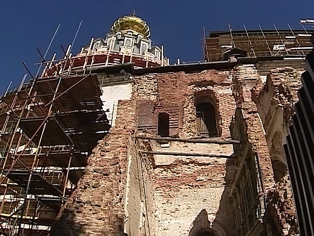 В Новом Иерусалиме заканчивают восстановление Надвратной церкви