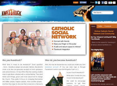 В сети интернет появилась новая католическая социальная сеть