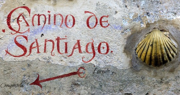Раковина морского гребешка - один из символов паломничества по Camino de Santiago