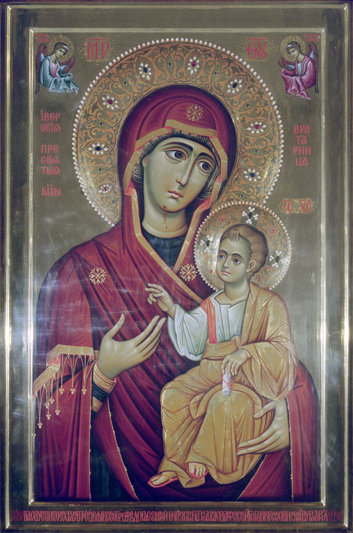Репродукция иконы Иверской Божьей Матери