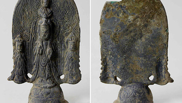 Уникальное изображение 'Триады Будды' нашли археологи в Корее