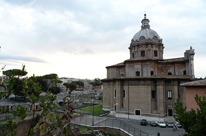 Церковь святых Луки и Мартина в Риме