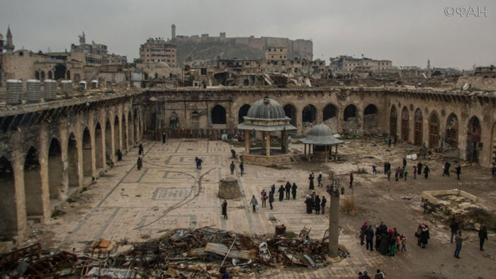 В Сирии восстанавливают мечеть Омейядов